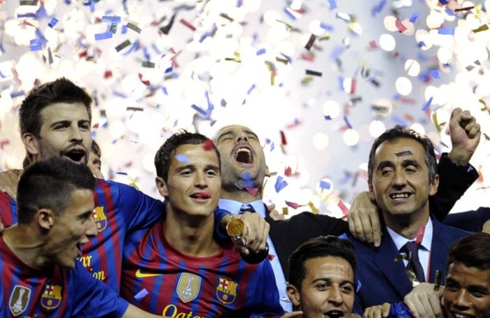 6. Ra đi trong vinh quang: Pep Guardiola, một trong những HLV thành công nhất trong lịch sử Barcelona, đã quyết định rời CLB sau mùa giải 2011/12 để tạm thời nghỉ ngơi. Và các học trò của ông đã giành một món quà chia tay cho Pep: chiếc cúp Copa del Rey.